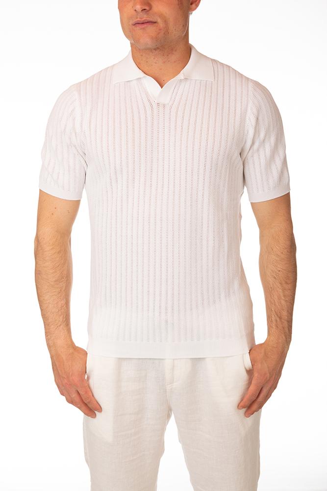 MAGLIA POLO UOMO BIANCO 28607 BIANCO FERRANTE